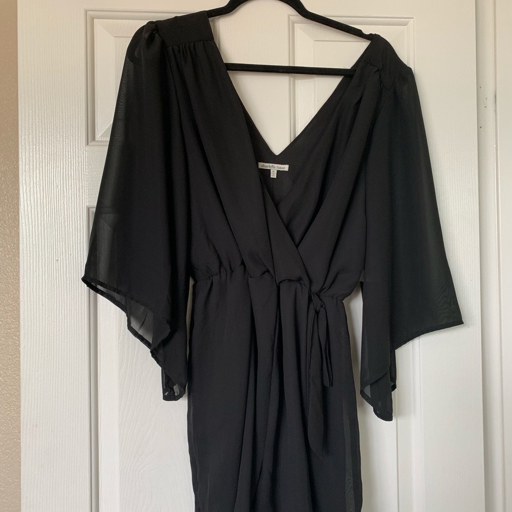 Long sleeve romper.